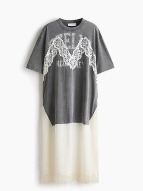 Stella McCartney x H&M Midi Lace-Trim Dress